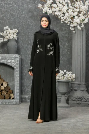 Abaya Koh-I-Noor Black
