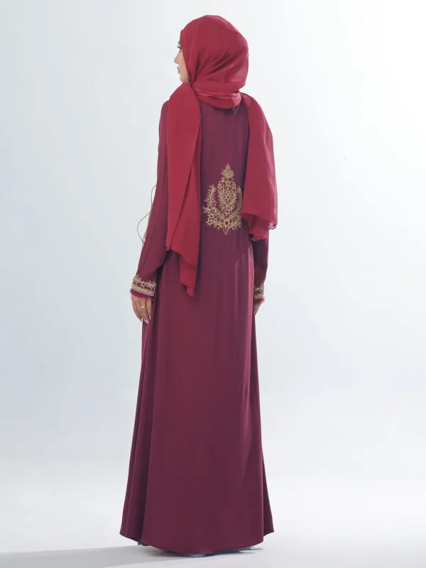 Golden Leaves Abaya