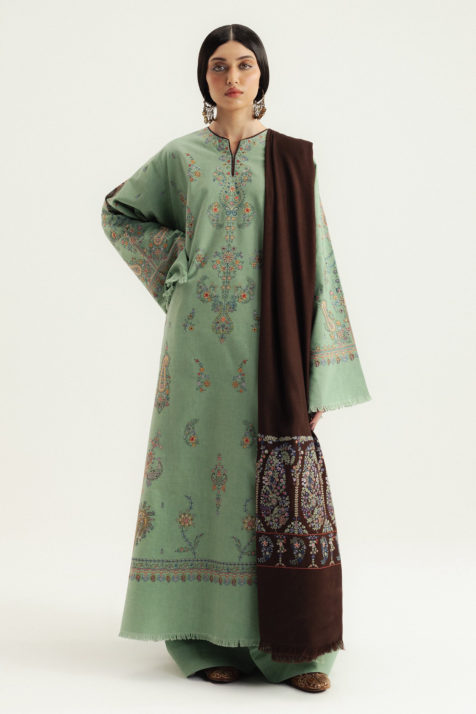 Zara Shahjahan Winter 25 - Keran