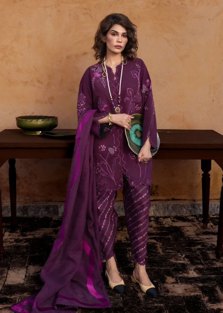 Crimson Mitti Winter Pret 25 - Choti Memsaab