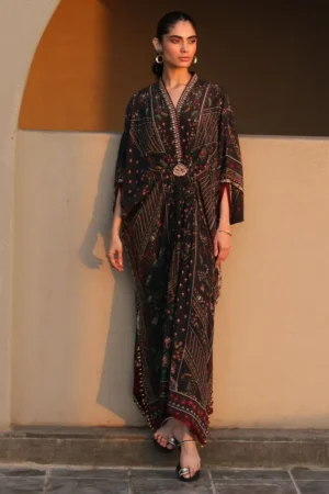 Farah Talib Aziz Laani The Kaftan Edit - Neroli Onyx