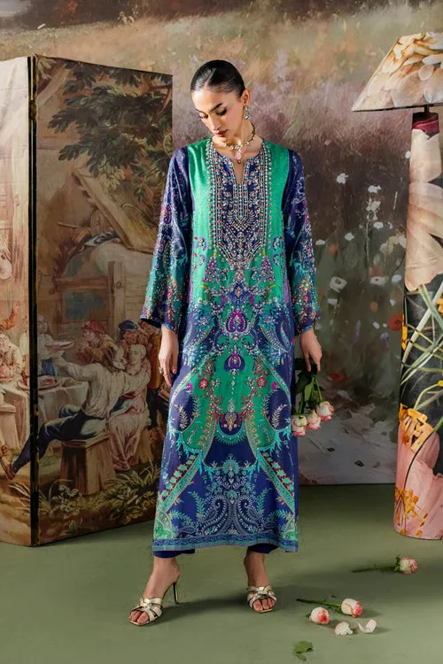 Ammara Khan Solenne - Emerald Sea Kaftan (D-15)