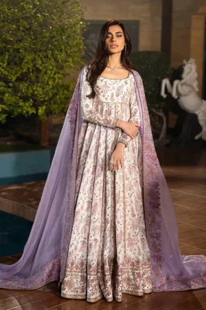 Zainab Salman Eid Edit 26 - Creme Kalidaar