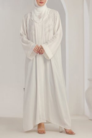 Zoom Nida Hand Work Abaya - 0116-J-1076