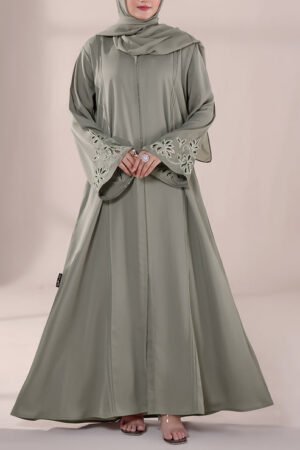 Luna Luxe Hand work Abaya | 0116-J-1116