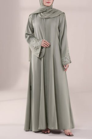 Luna Luxe Hand work Abaya | 0116-J-1116