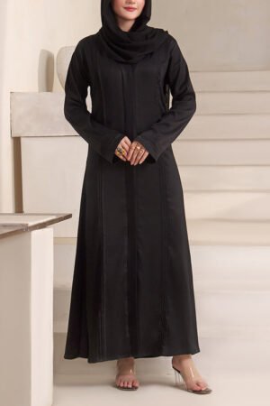 Stylish Cuts Stone Work Abaya | 0116-RC-1113