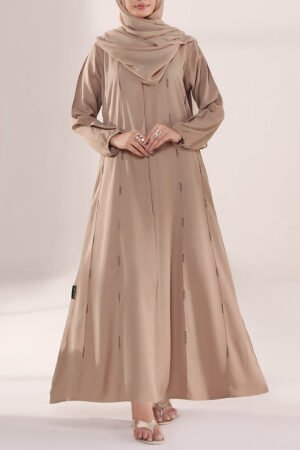 Desert Glow Stone Work Nida Abaya | 0116-RC-1106