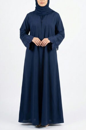 Arabis - Embroidered Nida Abaya | 0116-K-A611