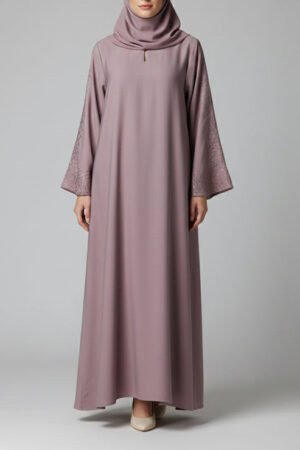 Arabis Mauve Matrix Abaya | 0116-C-A615