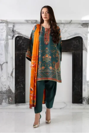 Mina Hasan Eid 26 - Teal Green