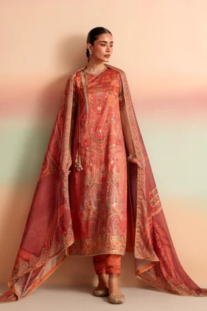 Saira Rizwan Silk Luxe Pret - Tajali- SRLSP26-07