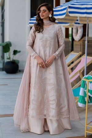 Ansab Jahangir Luxe Pret - Berry