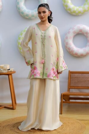 Ansab Jahangir Luxe Pret - Poppy